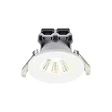 Nordlux Downlight FREMONT lot de 3 IP65, blanche gradable