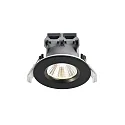 Nordlux Downlight FREMONT lot de 3 IP65, noir gradable