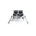 Nordlux Downlight FREMONT lot de 3 IP65, blanche gradable