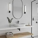 Nordlux Luminaire mural MALAIKA 49 IP44, noir mat 