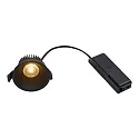 downlight ALBRIC IP20/44, black matt dimmable