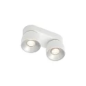 Luminaire de plafond PITCHER à 2 flammes GU10 IP20, blanche gradable