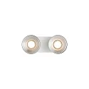 Nordlux Luminaire de plafond PITCHER à 2 flammes GU10 IP20, blanche gradable