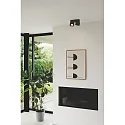 ceiling luminaire PITCHER 2 flames GU10 IP20, black dimmable