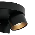 Nordlux ceiling luminaire PITCHER 3 flames GU10 IP20, black dimmable