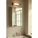 Luminaire mural NIMAL E14 IP44, noir gradable
