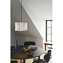 Nordlux pendant luminaire CARDINE 35 E27 IP20, black, white matt dimmable