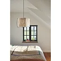 Nordlux Luminaire à suspension CARDINE 50 E27 IP20, noir, blanc mat gradable