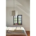 Nordlux Luminaire à suspension CARDINE 50 E27 IP20, noir, blanc mat gradable