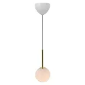 Nordlux Luminaire à suspension FRANCA 13 E14 IP20, scintillant, laiton, blanche gradable