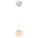 Nordlux Luminaire à suspension FRANCA 13 E14 IP20, scintillant, laiton, blanche gradable