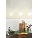 Nordlux Luminaire à suspension FRANCA 13 E14 IP20, scintillant, laiton, blanche gradable