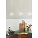 Nordlux Luminaire à suspension FRANCA 13 E14 IP20, scintillant, laiton, blanche gradable