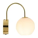 Nordlux Luminaire mural FRANCA E14 IP20, scintillant, laiton, blanche 