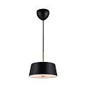 Luminaire à suspension CLASI 30 E14 IP20, noir mat gradable