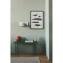 Nordlux Luminaire mural LILIBETH avec interrupteur, avec tablette, en forme de boule, avec douille E14 IP20, blanc mat 