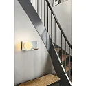 wall luminaire LILIBETH with switch, with shelf, ball shaped, with lamp socket E14 IP20, blue, mat 