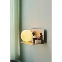 Nordlux wall luminaire LILIBETH with switch, with shelf, ball shaped, with lamp socket E14 IP20, brown, mat 