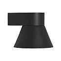 outdoor wall luminaire KYKLOP CONE WL down, conical, with lamp socket GU10 IP54, black matt