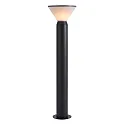 Nordlux bollard lamp NOORSTAD E27 IP44, black matt, white 