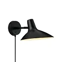 Luminaire mural DARCI SHORT pivotant, rotatif E14 IP20, noir 