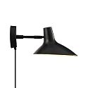 design for the people by Nordlux wall luminaire DARCI SHORT swivelling, rotatable E14 IP20, black 