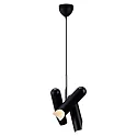pendant luminaire ROCHELLE GU10 IP20, black matt dimmable