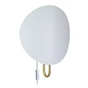design for the people by Nordlux wall luminaire SPARGO E27 IP20, mat, brass, white 