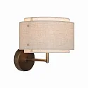 Luminaire mural TAKAI E27 IP20, beige, mat 
