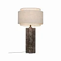 Lampe de table TAKAI E27 IP20, beige, mat 