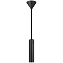 Luminaire à suspension TILO à 1 flamme, rond GU10 IP20, noir gradable