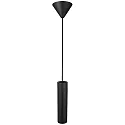 Nordlux Luminaire à suspension TILO à 1 flamme, rond GU10 IP20, noir gradable