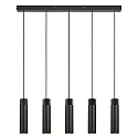 Nordlux Luminaire à suspension TILO 5 flammes, rond GU10 IP20, noir gradable