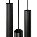 Nordlux Luminaire à suspension VICO 3 flammes GU10 IP20, noir gradable