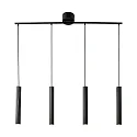 Nordlux Luminaire à suspension VICO 4 flammes GU10 IP20, noir gradable