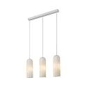 pendant luminaire MIELLA 3 flames E27 IP20, white dimmable