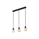 Luminaire à suspension MILFORD MINI 3 flammes E14 IP20, noir gradable