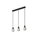 Nordlux Luminaire à suspension MILFORD MINI 3 flammes E14 IP20, noir gradable