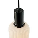 Nordlux Luminaire à suspension MILFORD MINI 3 flammes E14 IP20, noir gradable