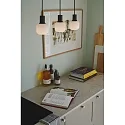 Nordlux Luminaire à suspension MILFORD MINI 3 flammes E14 IP20, noir gradable