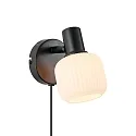 Luminaire mural MILFORD MINI E14 IP20, noir 