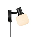 Nordlux Luminaire mural MILFORD MINI E14 IP20, noir 