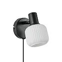 Nordlux Luminaire mural MILFORD MINI E14 IP20, noir 