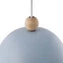 Nordlux pendant luminaire GASTON direct, with lamp socket E27 IP20, blue, wood dimmable