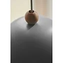 Nordlux pendant luminaire GASTON direct, with lamp socket E27 IP20, blue, wood dimmable