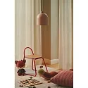 Nordlux Luminaire à suspension GASTON direct, avec douille E27 IP20, bois, rose poudré gradable