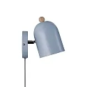Nordlux wall luminaire GASTON adjustable, with lamp socket E27 IP20, blue, wood 