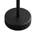 Nordlux Lampe de table à accu ELLEN TO-GO sans chargeur, avec IP station de rechargea IP44, mat, noir gradable