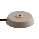 battery table lamp ELLEN TO-GO without charger, with IP charging station IP44, beige, mat dimmable