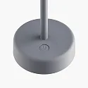 Nordlux Lampe de table à accu ELLEN TO-GO sans chargeur, avec IP station de rechargea IP44, gris, mat gradable